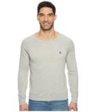 Polo Ralph Lauren Spa Terry Long Sleeve Knit Sweatshirt (spring Heather) Men's Clothing