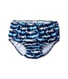 Mud Pie Gator Swim Bloomers (infant) (blue) Boy's Swimwear