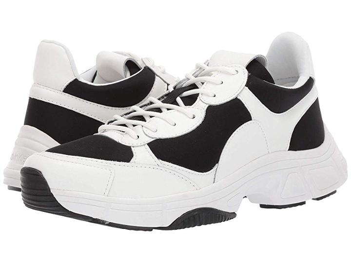 Calvin Klein Daxton (black/white Nappa Smooth Calf) Men's Lace Up Casual Shoes