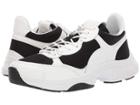Calvin Klein Daxton (black/white Nappa Smooth Calf) Men's Lace Up Casual Shoes