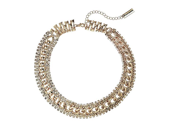Steve Madden Tiered Necklace (gold) Necklace