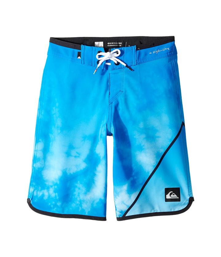 Quiksilver Kids New Wave Boardshorts (big Kids) (electric Blue) Boy's Swimwear