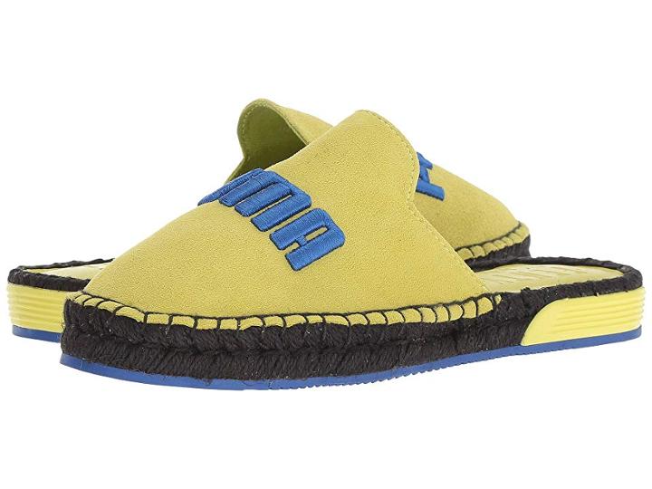 Puma Puma X Fenty By Rihanna Espadrille (sulphur Spring/dazzling Blue/puma Black) Women's Flat Shoes