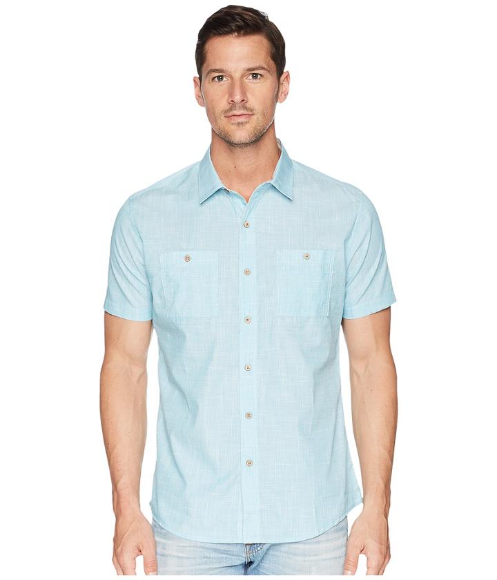 Kuhl Karib Short Sleeve (antugua Blue) Men's Short Sleeve Button Up