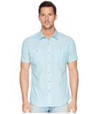Kuhl Karib Short Sleeve (antugua Blue) Men's Short Sleeve Button Up
