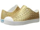 Native Kids Shoes Jefferson Bling Glitter (little Kid) (gold Bling/shell White) Girls Shoes