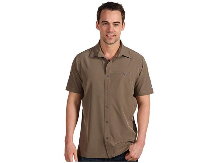 Kuhl Renegade Shirt (khaki) Men's Short Sleeve Button Up