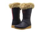 Joules Kids Downtown Tall Padded Winter Welly Boot (toddler/little Kid/big Kid) (french Navy) Girls Shoes