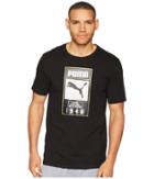 Puma Summer Brand Tee (cotton Black) Men's T Shirt
