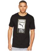 Puma Summer Brand Tee (cotton Black) Men's T Shirt