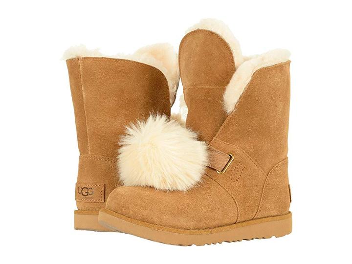 Ugg Kids Isley Waterproof (little Kid/big Kid) (chestnut) Girls Shoes