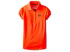 Under Armour Kids Mirage Polo (big Kids) (after Burn/lead) Girl's Short Sleeve Pullover