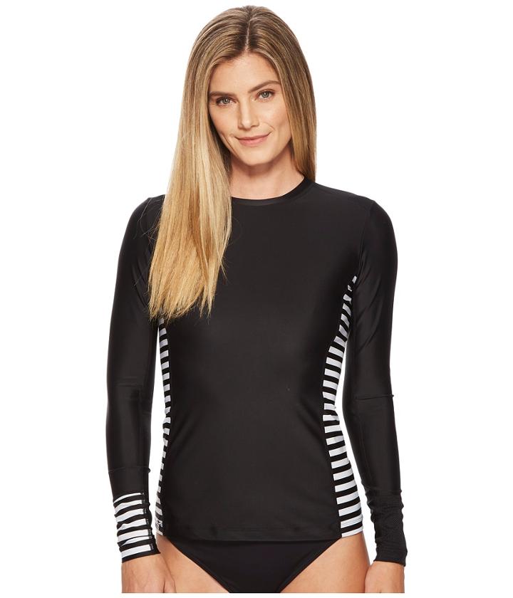 Lole Whitehaven Rashguard (black) Women's Swimwear