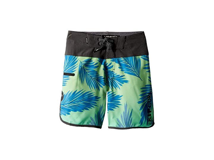 Rip Curl Kids Mirage Mason Rockies Boardshorts (big Kids) (green) Boy's Swimwear