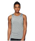 Puma Oceanaire Logo Tank Top (medium Gray Heather) Women's Sleeveless