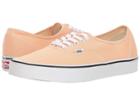 Vans Authentictm (bleached Apricot/true White) Skate Shoes