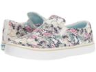 Native Shoes Miles Denim Print (mist Canvas/shell White/jardin) Shoes