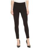 Hue Mesh Panels Ultra Cotton Skimmer (black) Women's Casual Pants