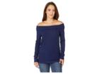 Roper 2046 Rib Knit Navy (blue) Women's Clothing