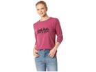 Life Is Good Outsider Cool Long Sleeve T-shirt (wild Cherry) Women's T Shirt