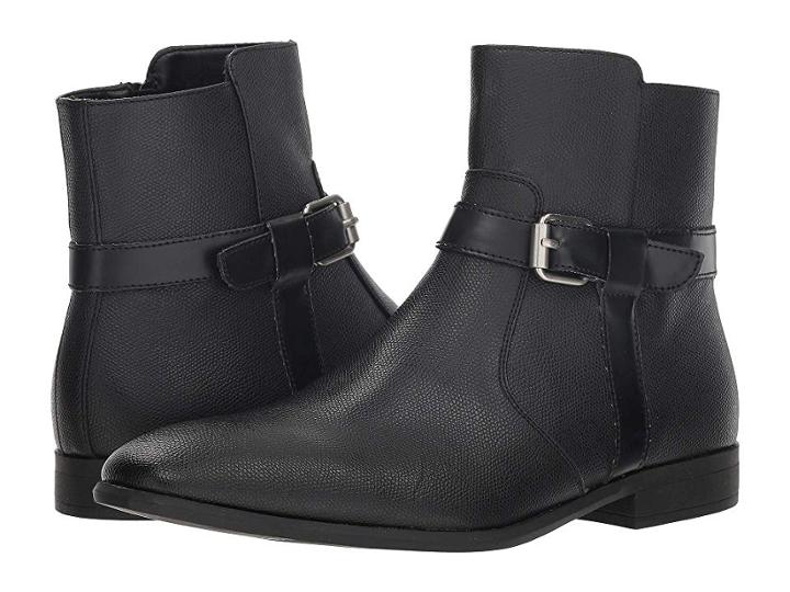 Calvin Klein Lincoln (black) Men's Dress Zip Boots