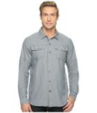 Columbia Pilsner Peak Ii Long Sleeve Shirt (grey Ash) Men's Long Sleeve Button Up