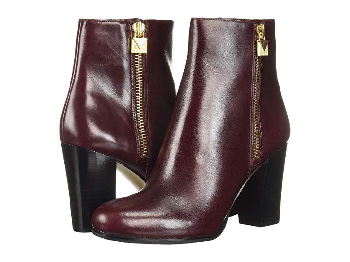 Michael Michael Kors Margaret Bootie (oxblood) Women's Shoes