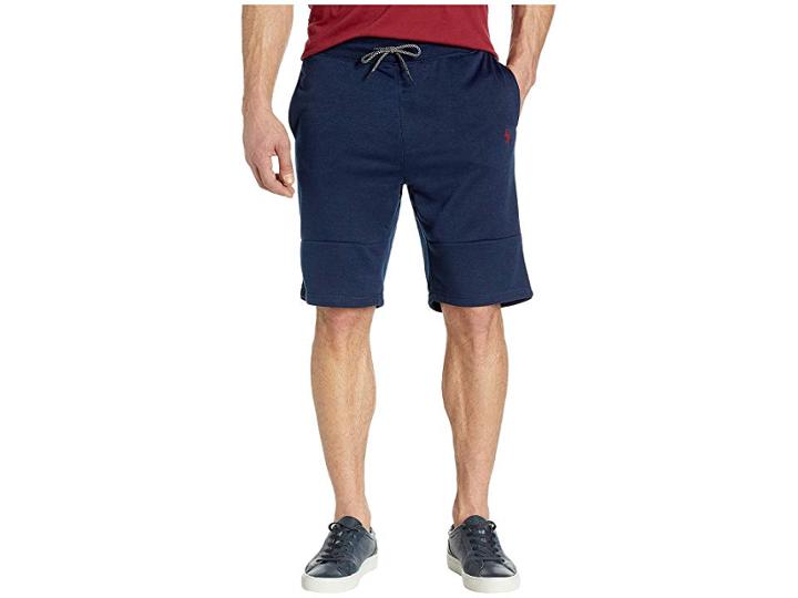 U.s. Polo Assn. Slim Fit Jogger Shorts (classic Navy) Men's Shorts