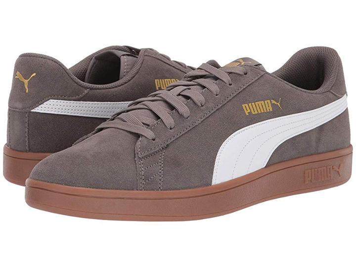 Puma Smash V2 (charcoal Gray/puma Team Gold/puma White) Men's  Shoes