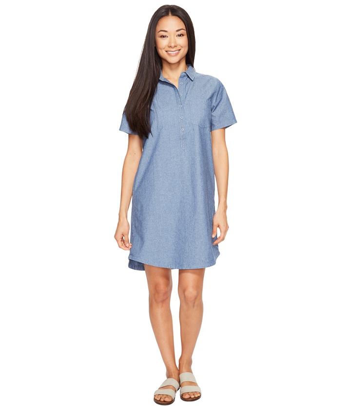 United By Blue Gatewood Shirtdress (blue) Women's Dress