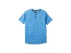 Hurley Kids Cloud Slub Henley (big Kids) (light Blue) Boy's Clothing
