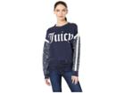Juicy Couture Tattoo Print Easy Logo Pullover (regal) Women's Clothing