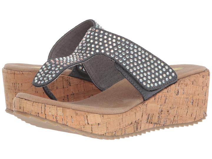 Volatile Morna (grey) Women's Wedge Shoes