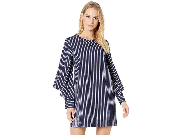 Bcbgeneration Day A-line Woven Dress (dark Navy) Women's Clothing