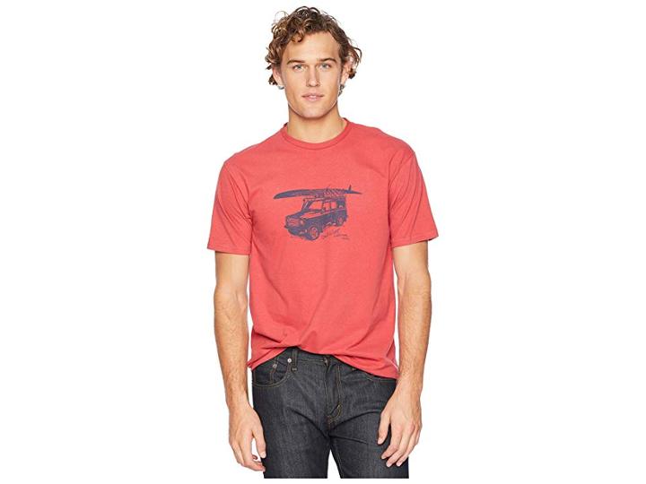 Quiksilver Waterman Seto Gorge Short Sleeve Tee (cardinal) Men's T Shirt