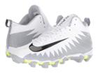 Nike Alpha Menace Shark (white/black/metallic Silver/wolf Grey) Men's Shoes