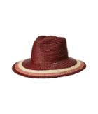 Brixton Hampton Fedora (red/blush/tan) Fedora Hats