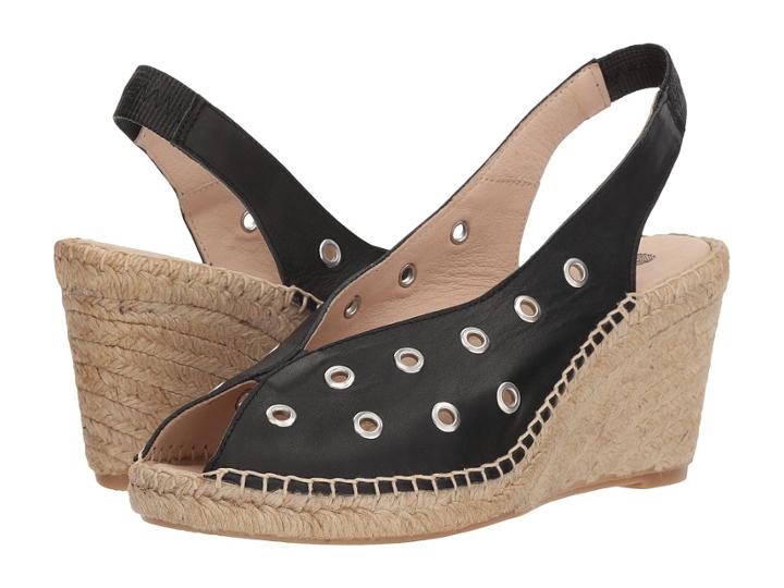 Eric Michael Eden (black 1) Women's Wedge Shoes