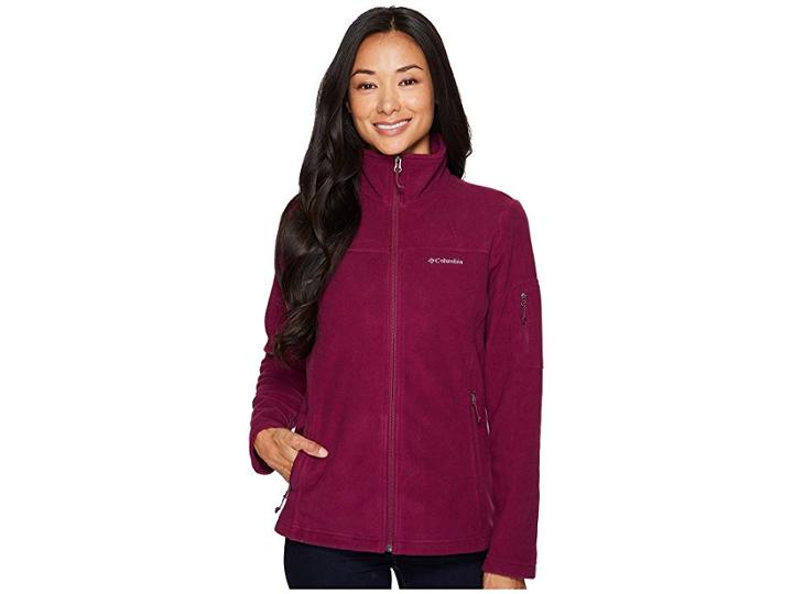 Columbia Fast Trektm Ii Full-zip Fleece Jacket (dark Raspberry) Women's Coat