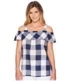 Jag Jeans Annalie Top (true Navy) Women's Clothing