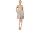 Laundry By Shelli Segal Sequin Trapeze Cocktail Dress (sand/silver) Women's Dress