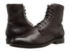 Frye Will Lace Up (dark Brown) Men's Lace-up Boots