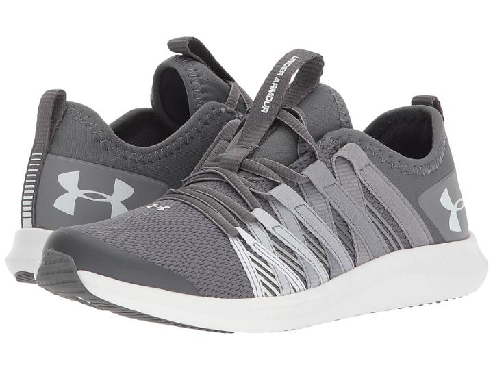 Under Armour Kids Ua Gps Infinity (little Kid) (graphite/zinc Gray/white) Girls Shoes