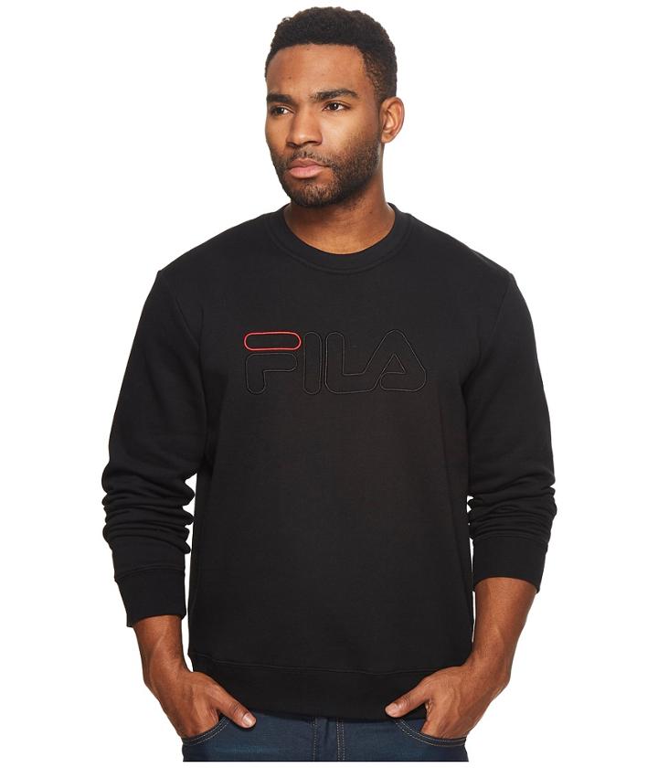 Fila Harlem Crew (black/white/red) Men's Clothing