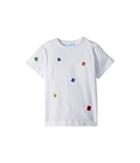 Lanvin Kids Tossed Letters T-shirt (toddler/little Kids) (white) Boy's T Shirt