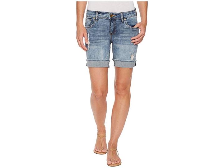 Kut From The Kloth Catherine Boyfriend Shorts In Agreed/medium Base Wash (agreed/medium Base Wash) Women's Shorts