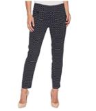 Lisette L Montreal Astro Print Ankle Pants (navy) Women's Casual Pants