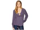 Amuse Society Let It Shine Woven (faded Indigo) Women's Clothing