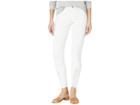 Hue Shredded Hem Denim Leggings (white) Women's Jeans