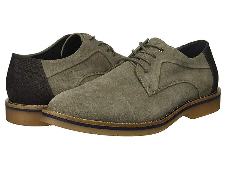 Steve Madden Solemn (grey Suede) Men's Lace Up Casual Shoes